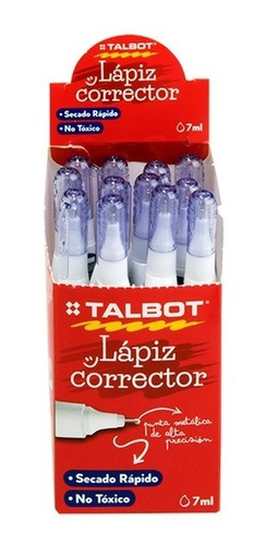 Corrector Talbot Liquido En Lapiz 7 Ml X1 U