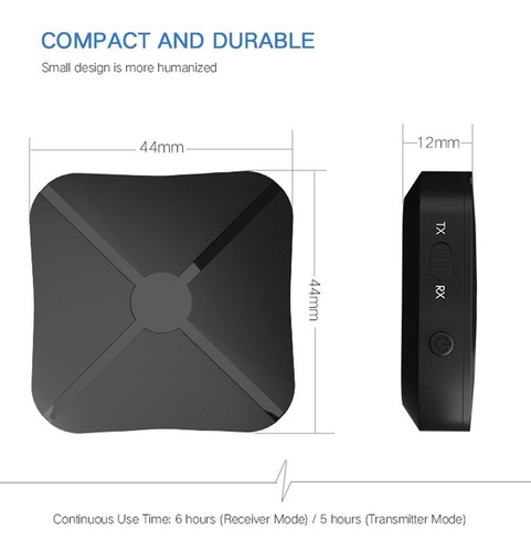 Kn319 Receptor De Audio 2 En 1 Transmisor Con Bluetooth