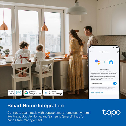Cerradura De Puerta Inteligente Tp-link Tapo Deadbolt Con En