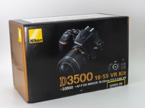 Nikon D3500 24.2mp With 18-55mm F/3.5-5.6g Vr Lens Kit 