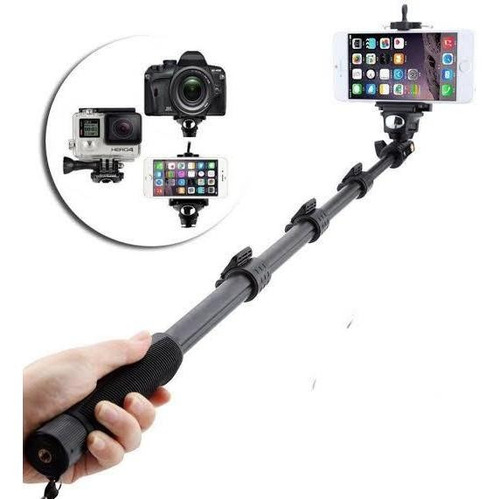 Bastão Pau Selfie Yunteng Yt-188 Monopod Retrátil Espelho -g