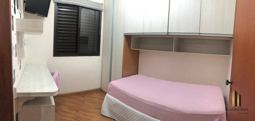 Imagem 6 de 10 de Apartamento Com 3 Dormitórios À Venda, 92 M² Por R$ 580.000,00 - Jardim Aquarius - São José Dos Campos/sp - Ap0094