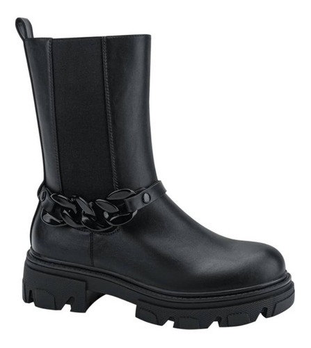 Bota Moto Biker Negra Para Dama Goodyear.