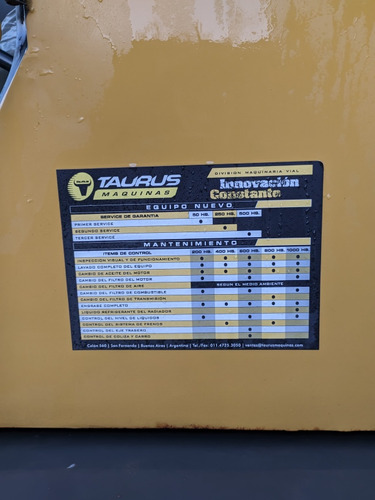 Pala Cargadora Taurus Ctx 918 - 2016 - 0,5 Mts - 375 Hs Uso