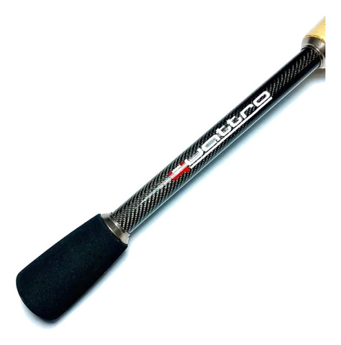 Caña Baitcast Tech Tackle Quattro 7' 10-20 Lb Grafito 4tr Color Negro