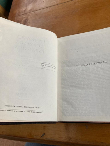 Obras Aguilar La Novela Picaresca Española (Usado)