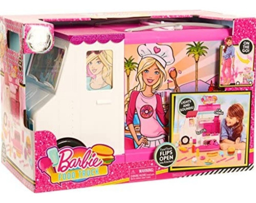 Barbie Food Truck Set Incompleto
