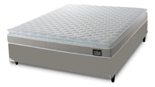 Cama Box Casal Colchão D33 Millenium 138x188x57cm Bege
