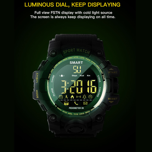 Reloj De Camuflaje Ex16s Con Control De Cámara Bt