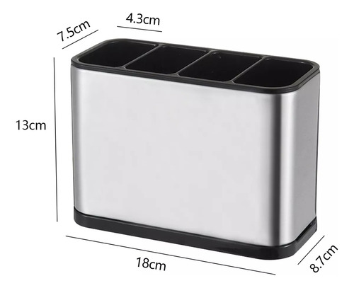 Organizador De Cubiertos Multiusos Para Cocina Y Baño