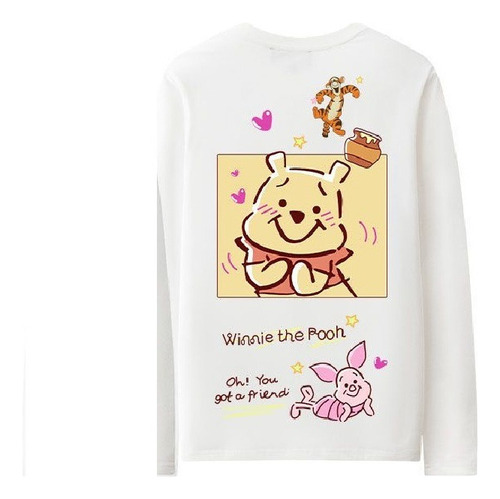 Sudadera Con Estampado Digital Creativo De Winnie Pooh Bear