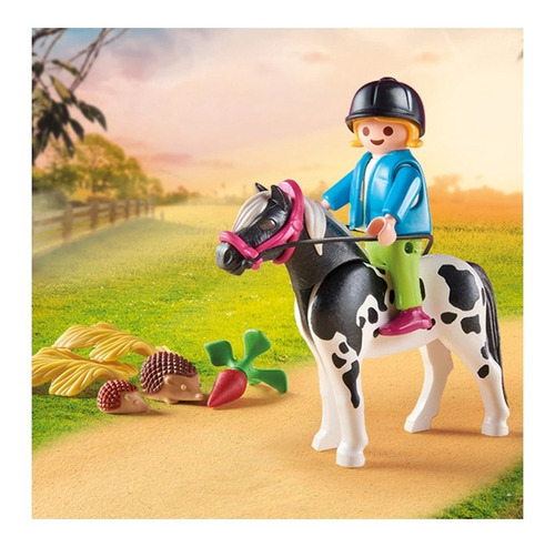 Imagen 3 de 4 de Playmobil 70998 Country Carruaje De Pony Caballo