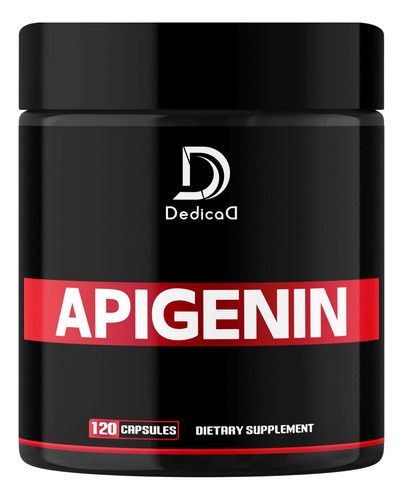 Suplemento De Apigenina 50 Mg - 120 Capsulas Para El Cerebro