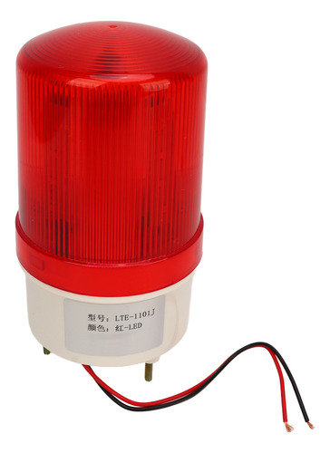 Alarma Led Estroboscópica Giratoria De 120 Db, Sonido Abs Ip