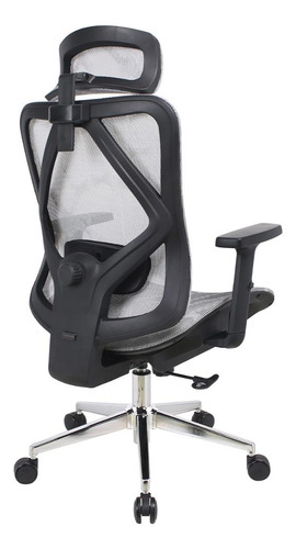 Cadeira De Escritório Dr. Office Ergo, Branco, Mesh