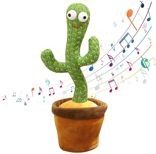 Cactus Bailarin Juguete Diseño Cactu Movimiento Repite Voz