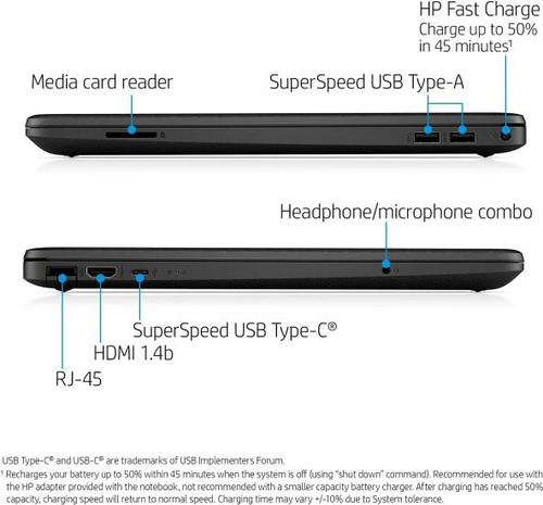 2021 La Computadora Portátil Antirreflejo Hp 15.6 Fhd 1080p