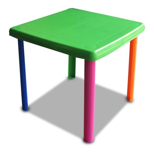 Mesa Infantil De Colores Para Niños Paq 10