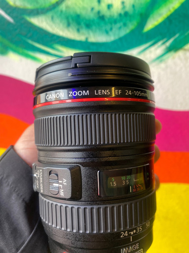Canon Ef 24-105 Mm F/4l Is Usm Version 1 Canon Ef Negro (Usado)