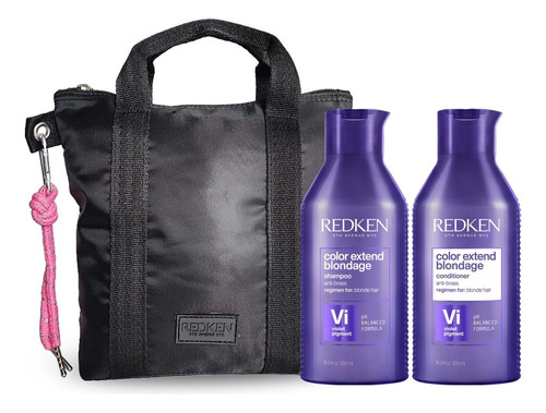 Shampoo 500ml + Conditioner Cabello Rubio Redken Blondage