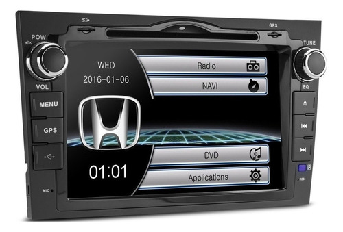 Estereo Honda Crv 2007-2011 Dvd Gps Touch Bluetooth Usb Sd