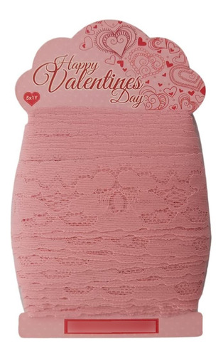 Cinta Elastica Encaje The Roll 15 Yarda Rollo 1-1 2 Rosa