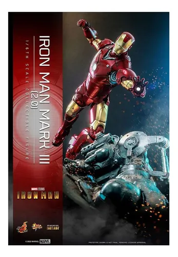 Figura De Acción Iron Man Mark Iii (2.0) De Hot Toys Sixth Scale Figure