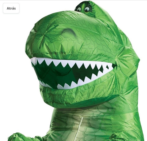 Disfraz Inflable De Dinosaurio Toy Story 4 Rex (adulto) (nue | MercadoLibre