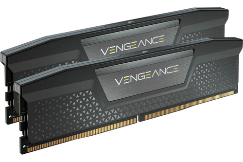 Memória RAM Vengeance color preto  64GB 2 Corsair CMK64GX5M2B6000C40