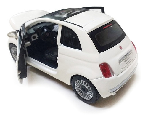 Auto De Coleccion Burago Fiat 500 2007 1:24 Metalico