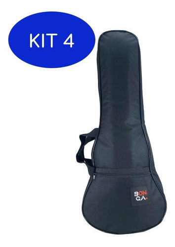 Kit 4 Capa Bag Case Cavaquinho Acolchoada Impermeável Bonga