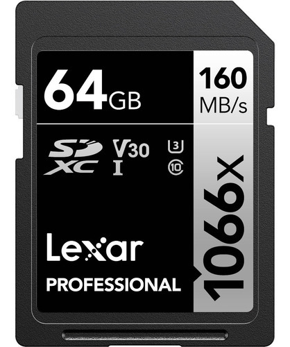 Tarjeta De Memoria 64gb Sdxc 1066x Professional Uhsi Gl /  P