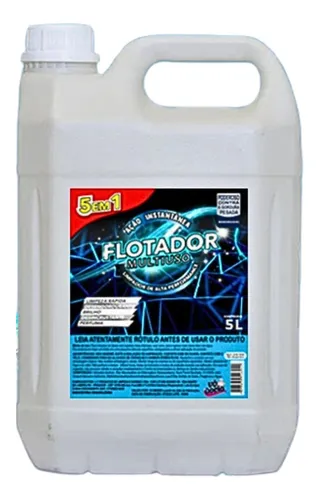 Flotador 5l Multiuso Limpa Pisos, Vidros E Estofados