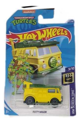 Tortugas Ninja Party Wagon Hotwheels  