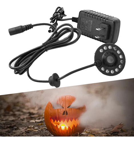 Mini Mist Fogger Mister Con Luces De Colores, Adaptador Us