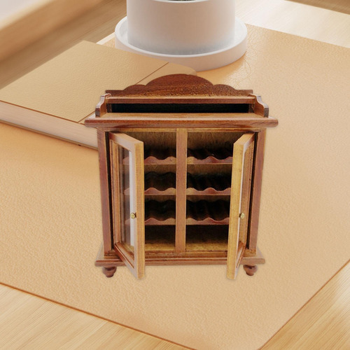 Mueble De Madera Para Vino A Escala 1/12, Micropaisaje,