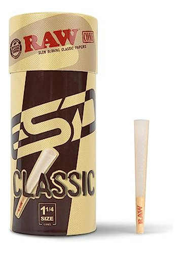 Conos Raw Clásicos 1-1/4 | 50 Uds | Papel De Fumar Pre-en