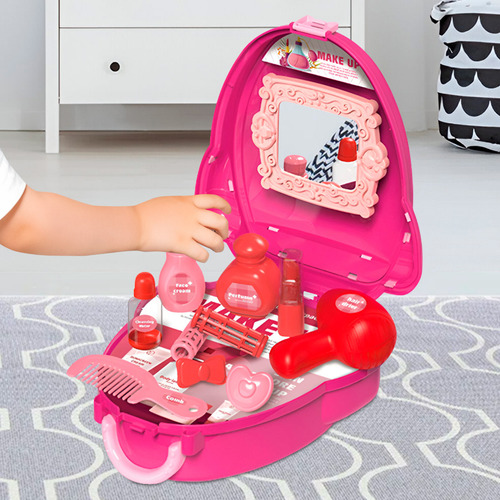 Juego Infantil De Belleza 18pzs Con Mochila Espacial