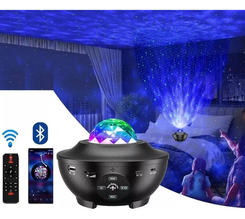 Proyector Galaxia Estrellas Led Sonido Bluetooth