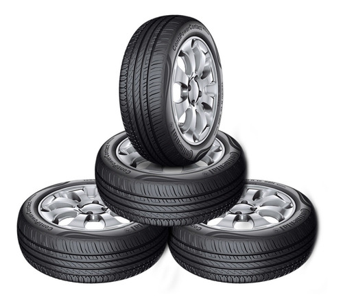 Kit De 4 Llantas 205/60r16 92h Continental Contipowercontact