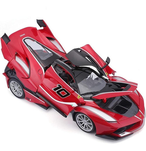 Veículo Carro Miniatura Ferrari Fxx K Vermelha 1/18 Burago