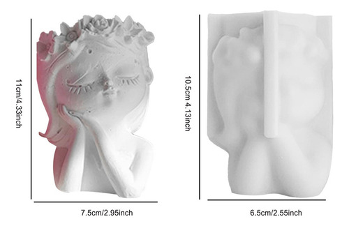 Hl Molde De Silicona Para Maceta De Flores Suculentas De