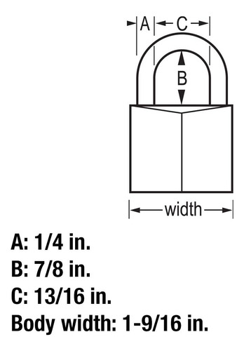 Candado Master Lock De Bronce Sólido Con Llave Diferente, Co