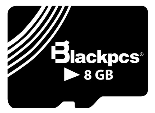 Tarjeta De Memoria Micro 8gb Blackpcs Clase 4