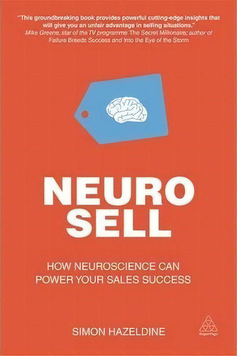 Neuro-sell, De Simon Hazeldine. Editorial Kogan Page Ltd, Tapa Dura En Inglés