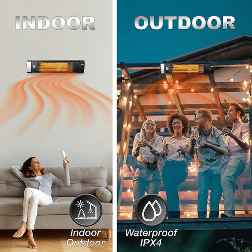 Imagen 7 de 8 de Calentador Eléctrico Dr Infrared Heater, Exterior/interior