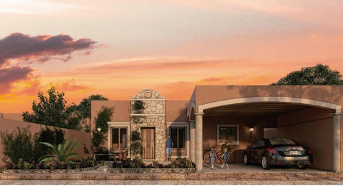 Casa En Venta En Valladolid, Privada Fincas Los Álamos, Modelo Sisal, A 12 Meses.