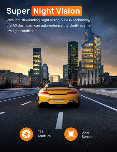 4k Wifi Dash Camara Car Discreta G-sensor Night Vision Loop
