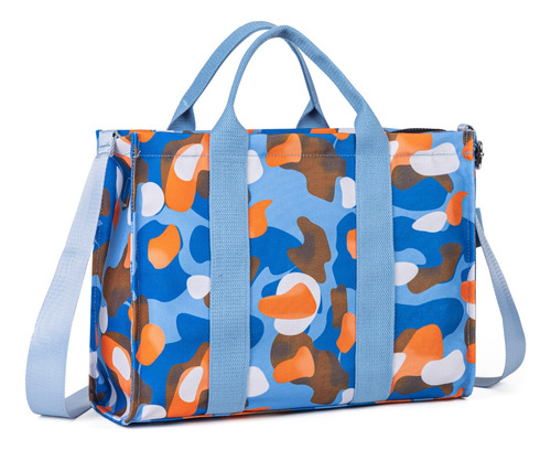 Tote Bag Mano Camouflage Bolso De Hombro Casual Para Mujer