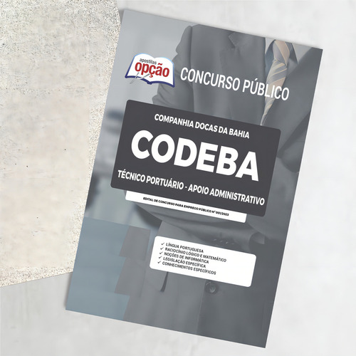 Apostila Codeba 2023 Técnico Portuário Apoio Administrativo